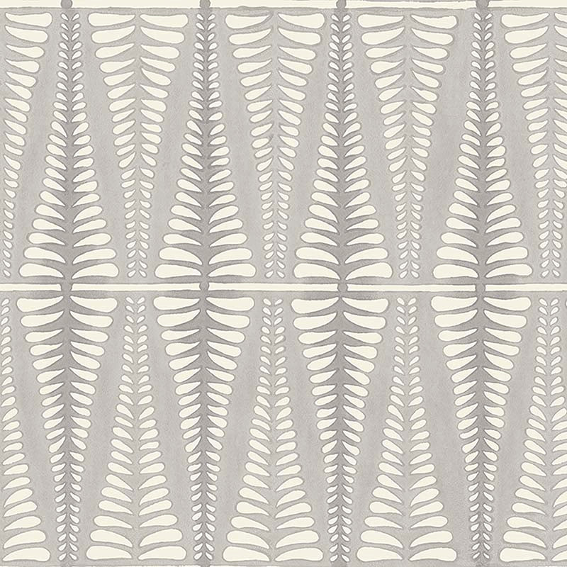 Galbraith & Paul Fern Pewter Wallpaper