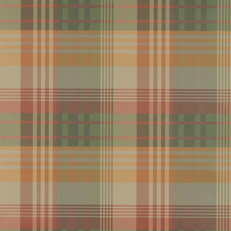 Mulberry Home Mulberry Ancient Tartan Spice Wallpaper FG079.T30.0