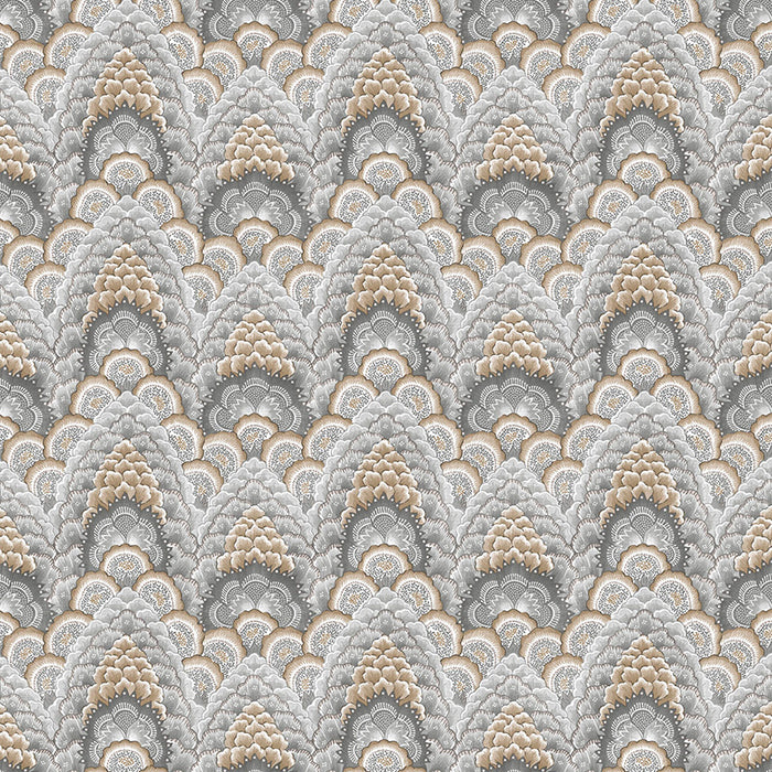 Gaston Y Daniela Ganges Gris/Marron Wallpaper GDW5447.001.0