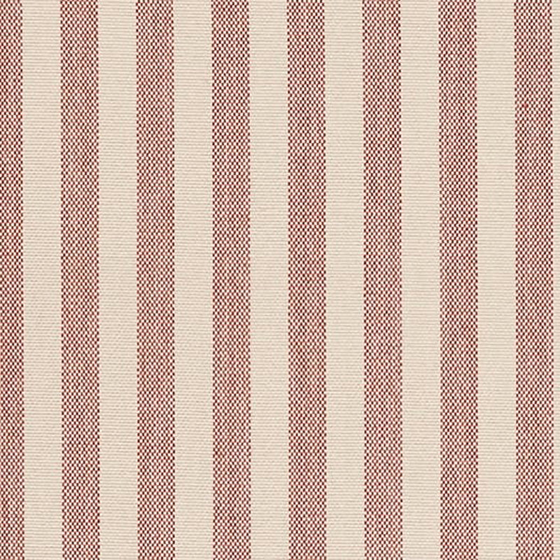 Brunschwig & Fils Directire Stripe Pekin Red Fabric JAG-50005.7.0