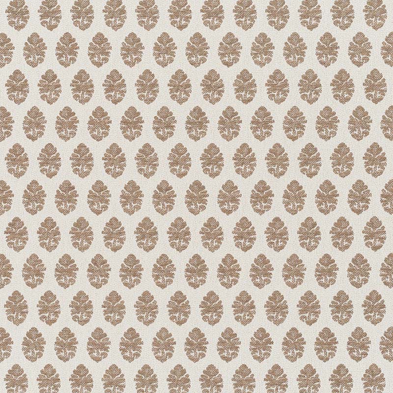 Jasper Indian Garden Paisley Brown Fabric JO 1011