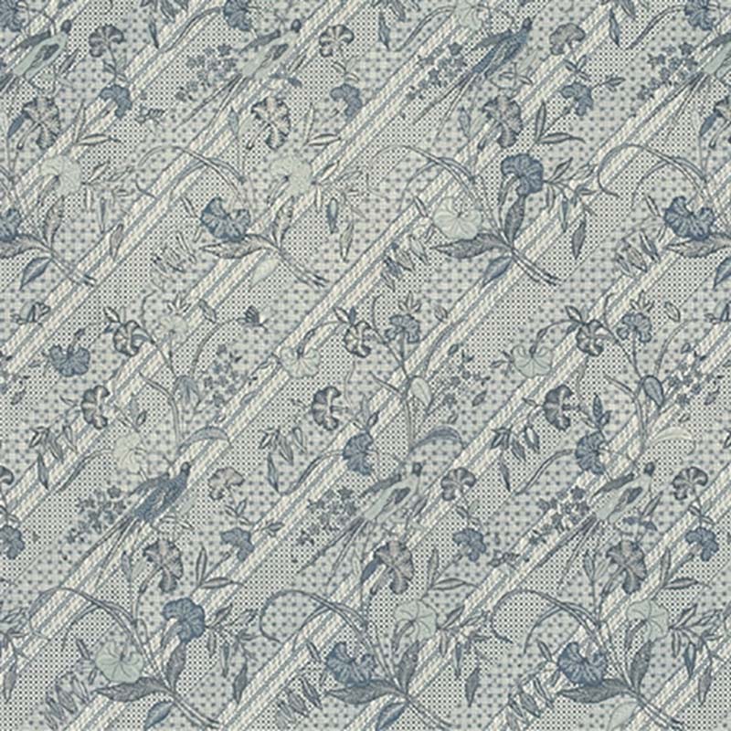 Jasper Java Stripe Indigo Fabric JP-2111
