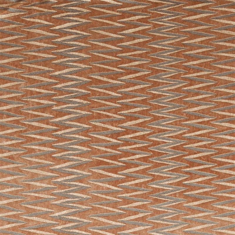 Jasper Zig Zag Stripe Saffron Fabric JP-5602