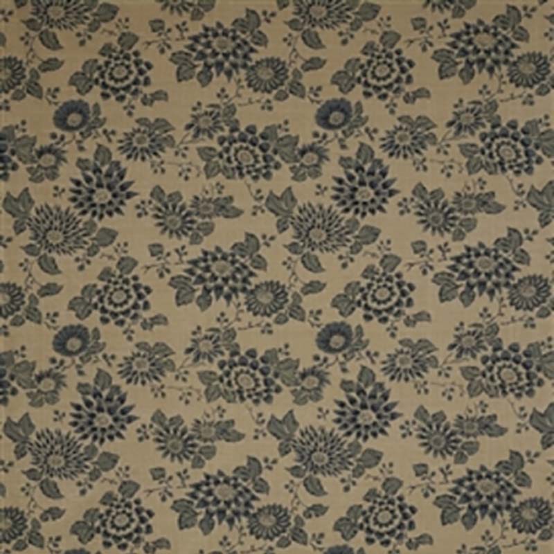Jasper Japanese Stencil Blue Fabric JP-6401