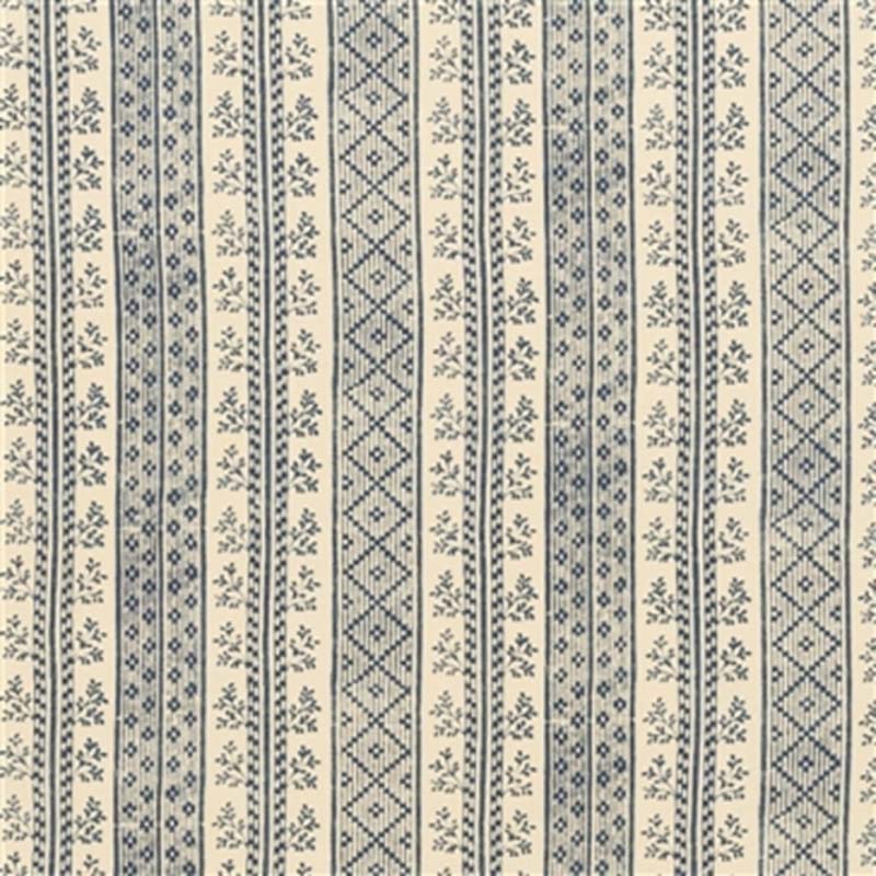 Jasper Dutch Stripe Indigo Fabric JP-7160