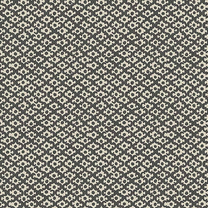 Galbraith & Paul Lattice Black Wallpaper