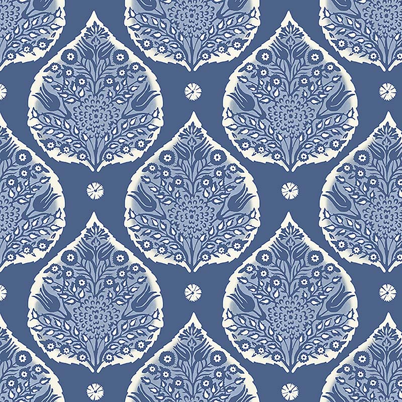 Galbraith & Paul Little Lotus Delft Wallpaper