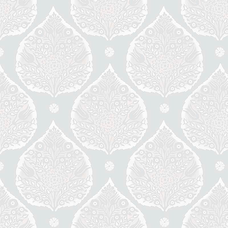 Galbraith & Paul Little Lotus Platinum Wallpaper