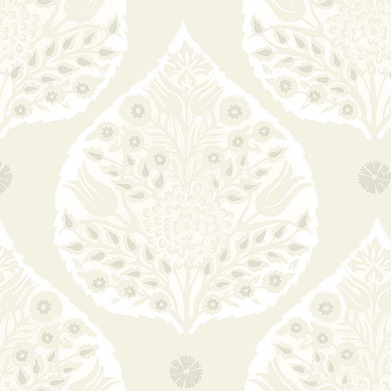 Galbraith & Paul Lotus Bright White Wallpaper