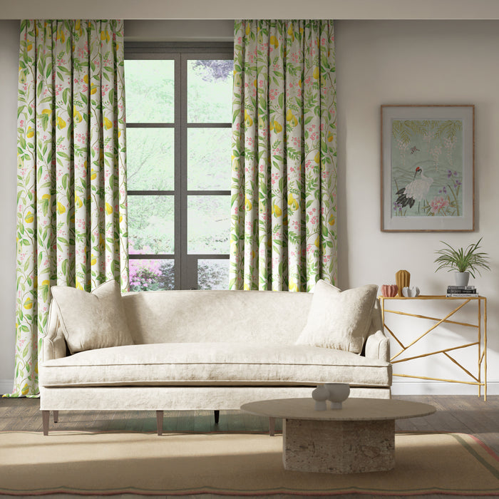 Harlequin Marie Fig leaf/Honey/Blossom 121115 Fabric HDHP121115