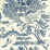 Lee Jofa Willow Lake Blue/Cream Wallpaper P2009010.5.0