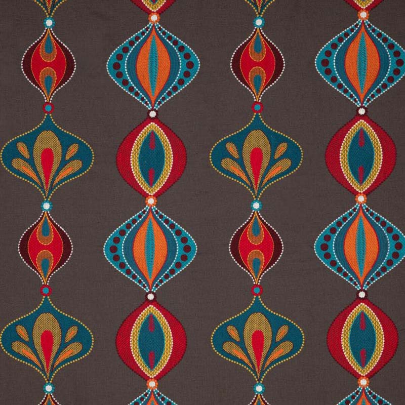 Baker Lifestyle Viva Teal/Spice Fabric PF50471.1.0