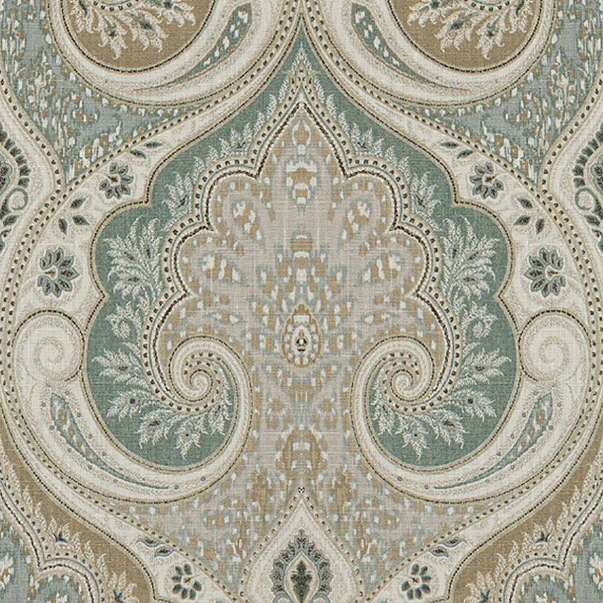 Baker Lifestyle Latika Aqua/Taupe Fabric PP50321.6.0