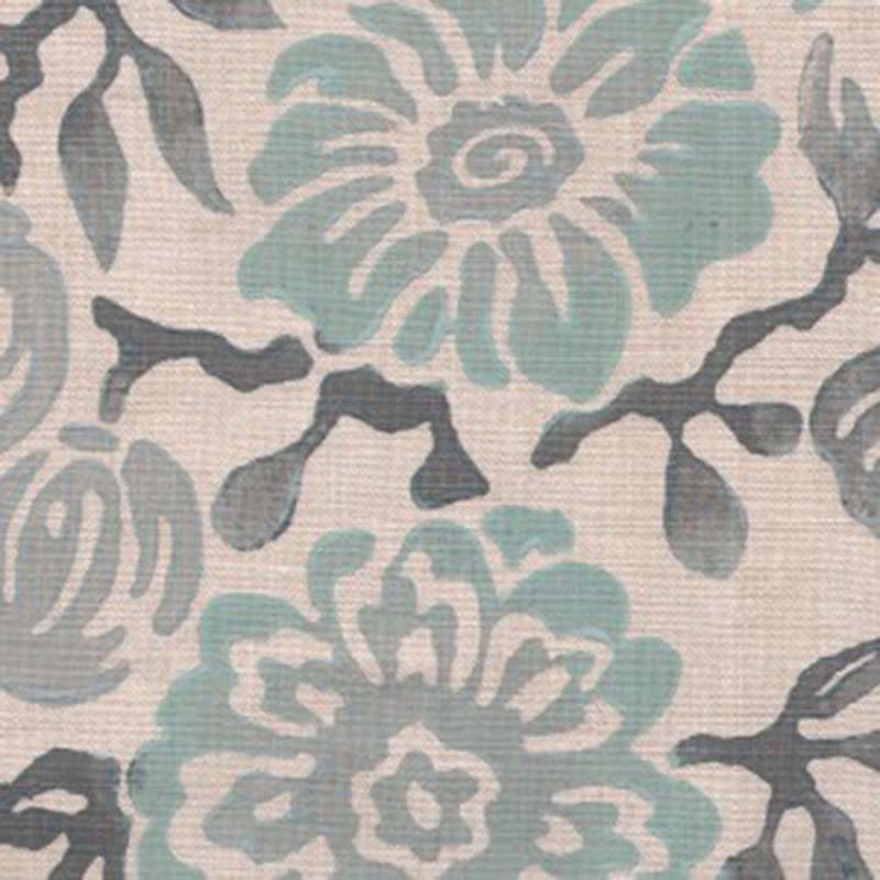 Galbraith & Paul Primitive Flower Carbon Fabric