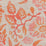 Galbraith & Paul Primitive Flower Coral Fabric