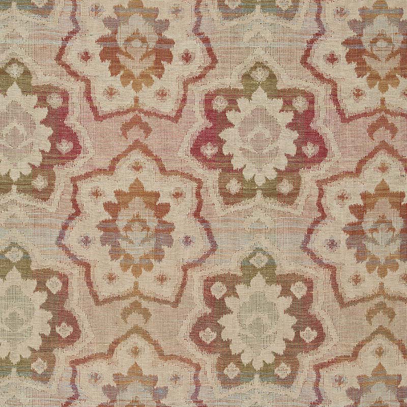 Templeton Zinnia Red/Saffron Fabric T1037-03