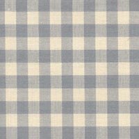 Marvic Textiles Toile Carreaux Pewter Fabric 6138