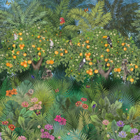 Matthew Williamson Orange Grove Panel  1 Wallpaper W7493-01