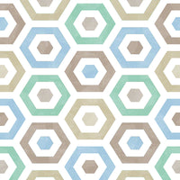 Winfield Thybony Pop Green Blue Wallpaper WSH1041.WT.0