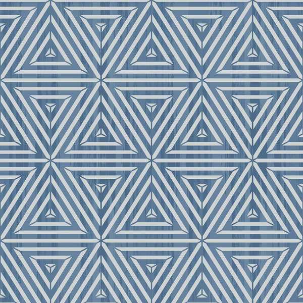 Winfield Thybony Star Indigo Wallpaper WSH1047.WT.0